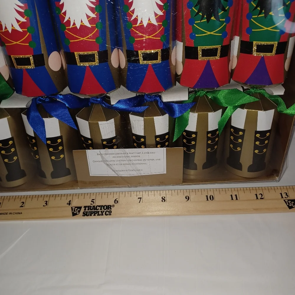 Vintage Festive Nutcracker Party Crackers Set From Pier 1 Imports